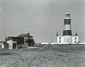 Orfordness_Lighthouse_1957_1958